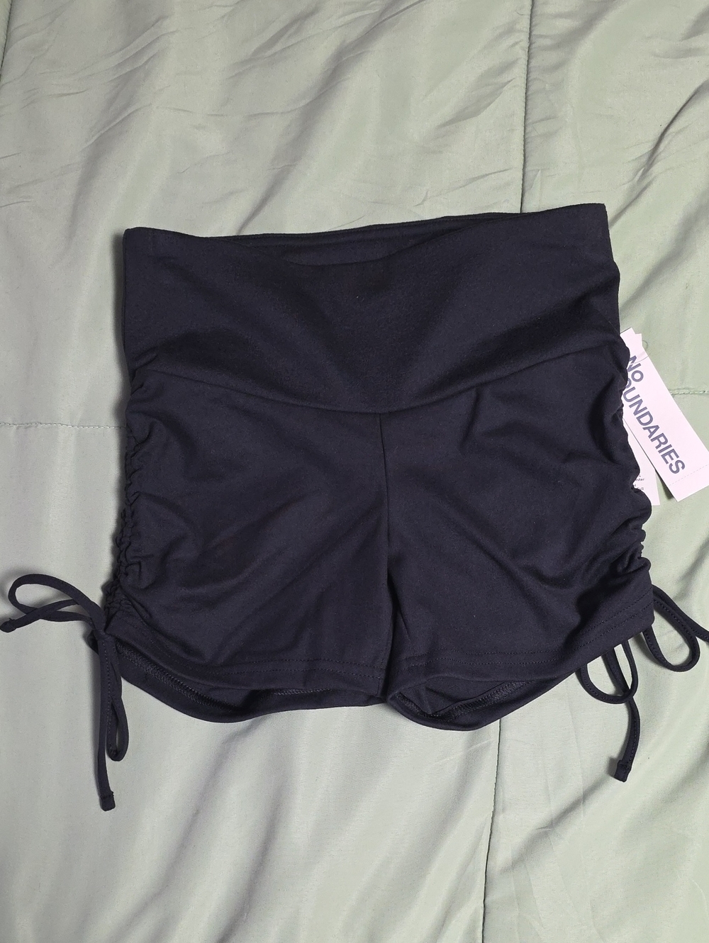No Boundaries Cinched Side Bike Shorts 4 in Inseam, Sz XS